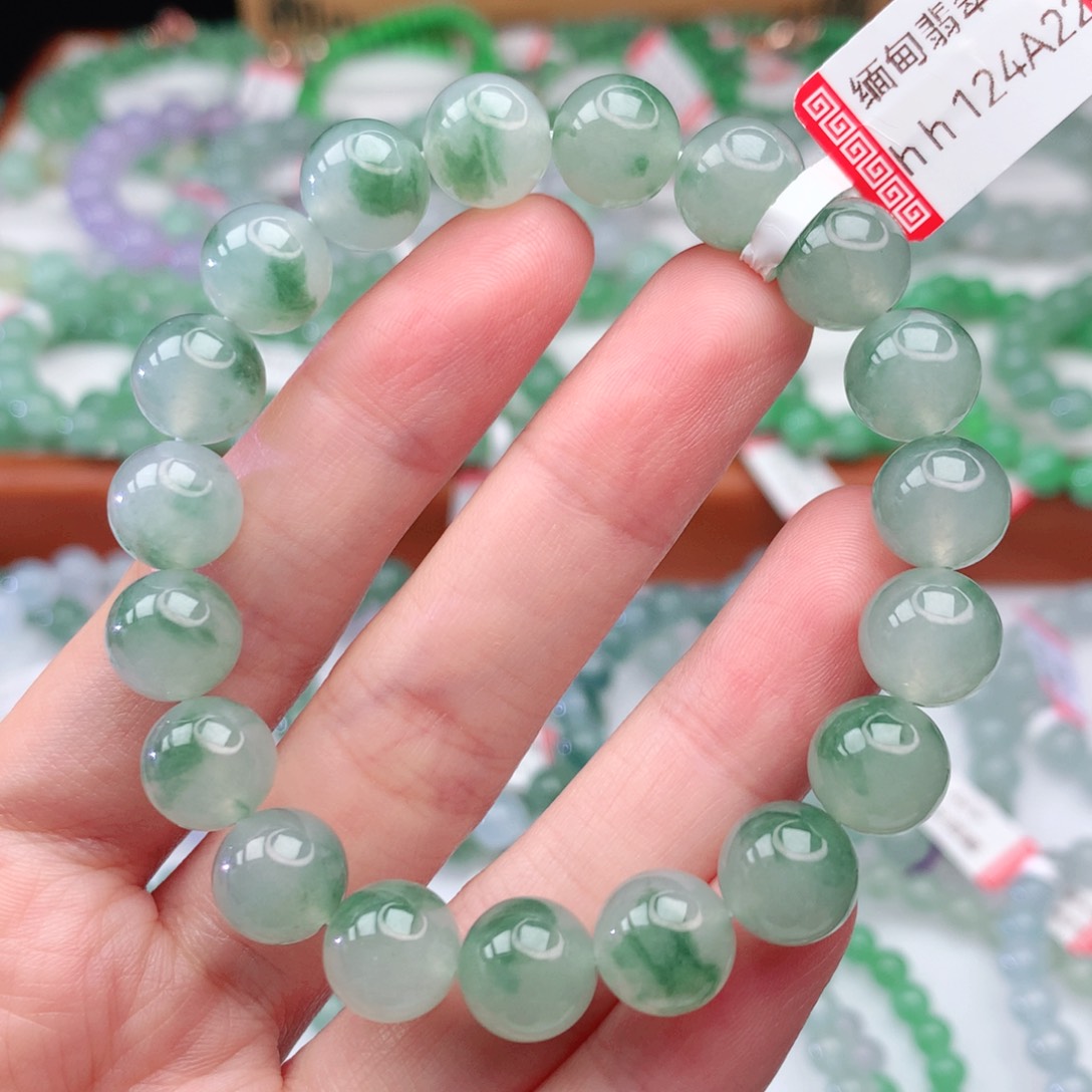 翡翠手链未镶嵌翡翠10mm