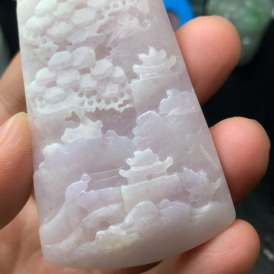 翡翠未镶嵌颈饰翡翠首饰和翡翠珠宝