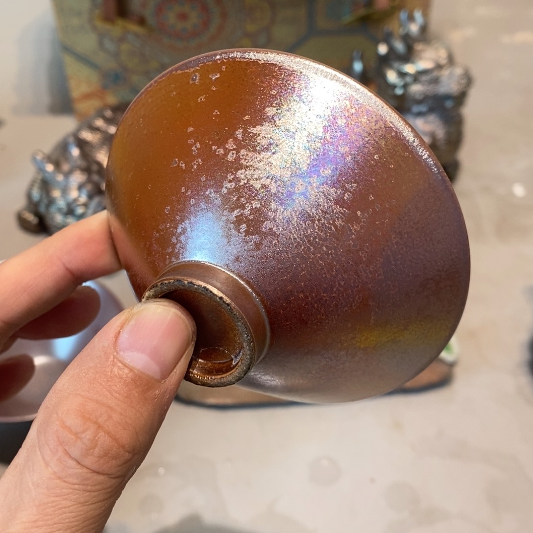 柴烧茶具陶瓷杯子