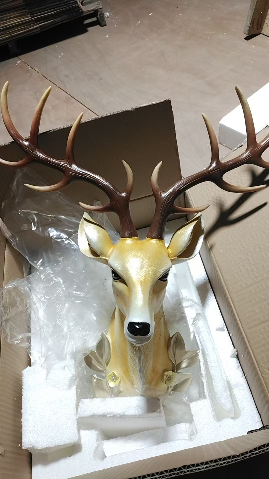 鹿头#（颜色款式混发）摆件库存尾货（三楼）