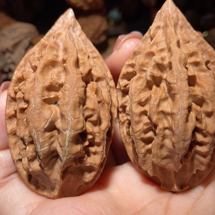 把件文玩核桃东北楸子小雪27