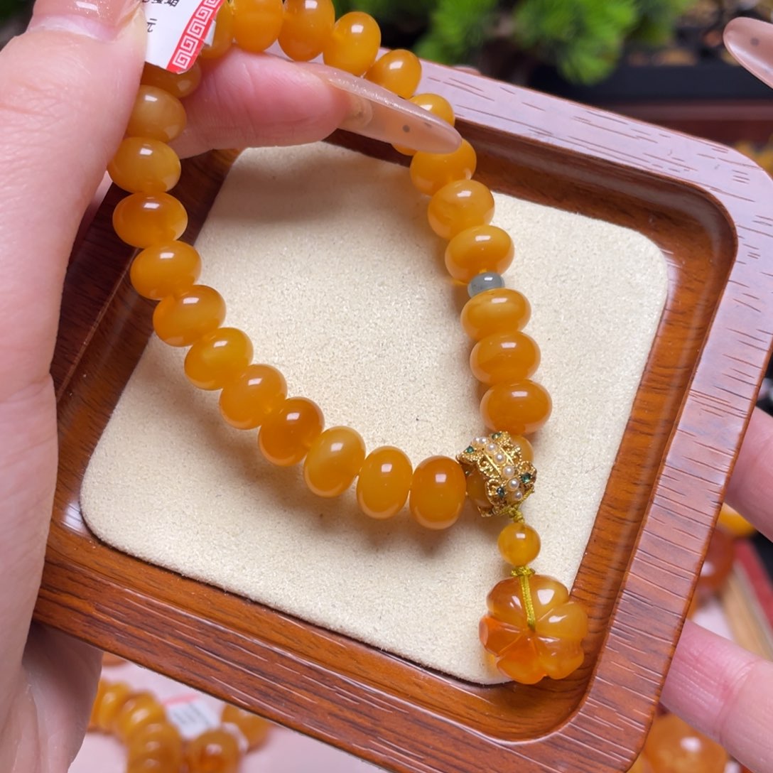 蜜蜡手链未镶嵌手串