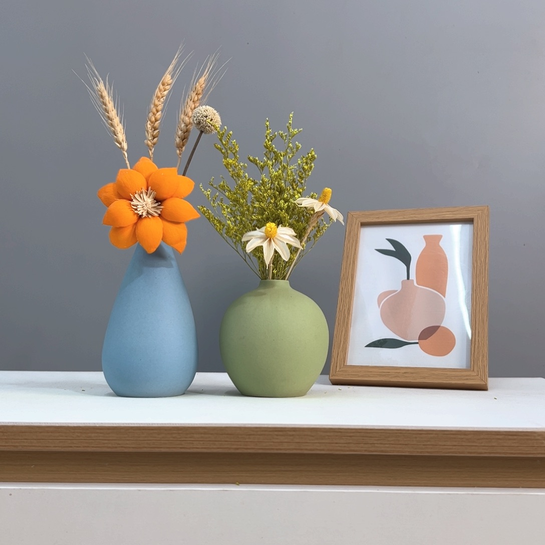 瓶花瓶带花高度20-30厘米左右