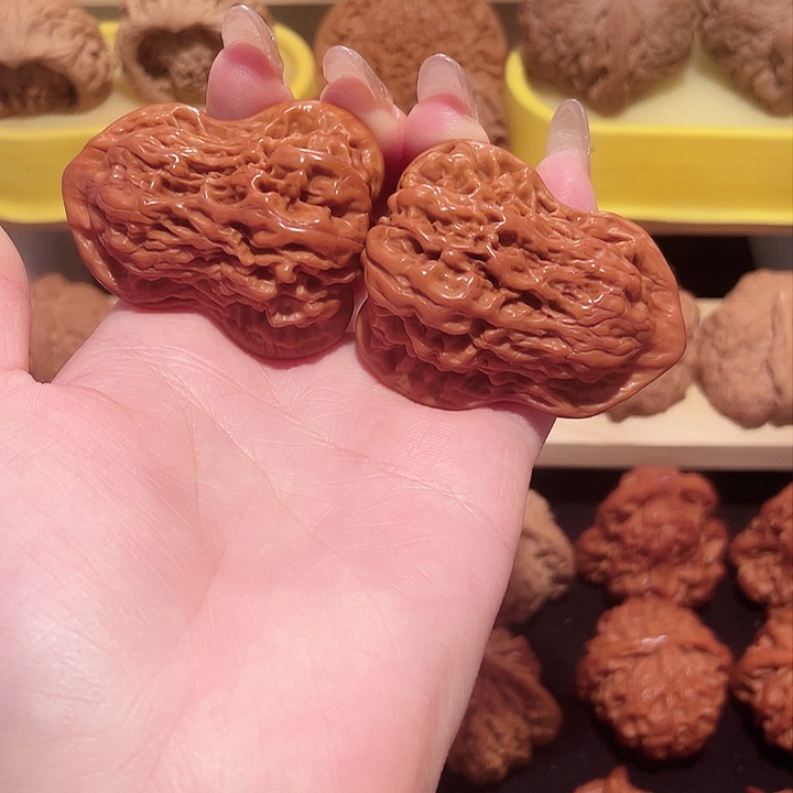 文玩核桃把件葫芦微瑕