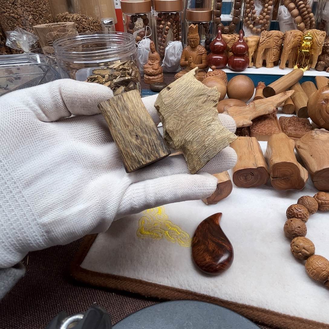 檀香木手串/手链善**行吊坠