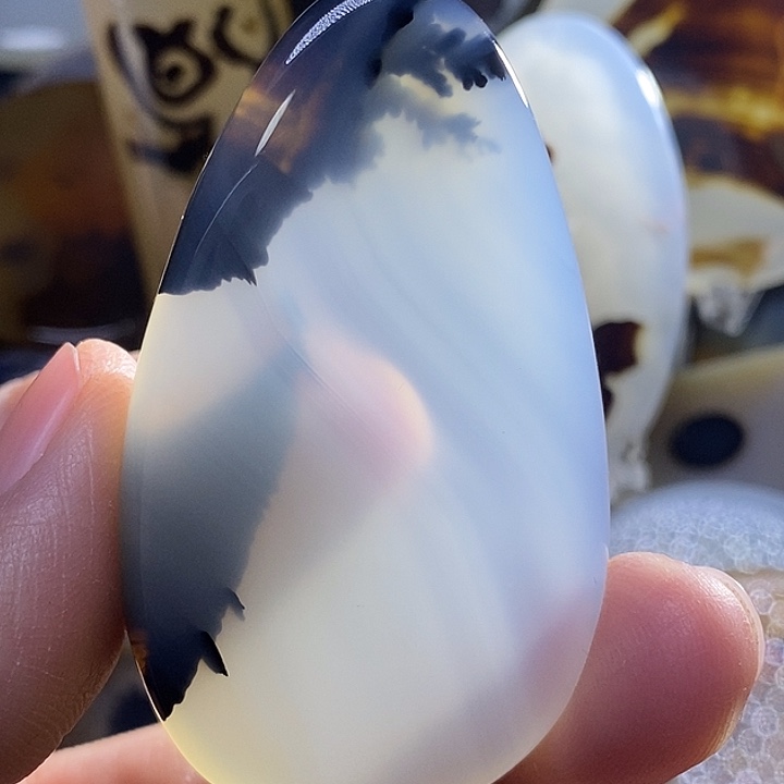 未镶嵌颈饰玛瑙/玉髓伊****5