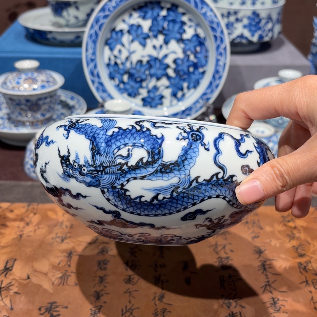 瓷片东**量景德镇纯手工手绘