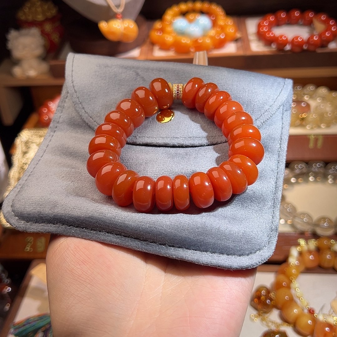 源***儿南红玛瑙未镶嵌手串