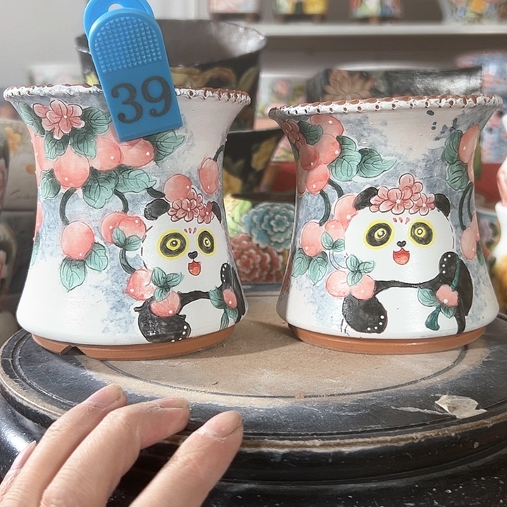 景德镇市昌江区手绘花盆满38包邮