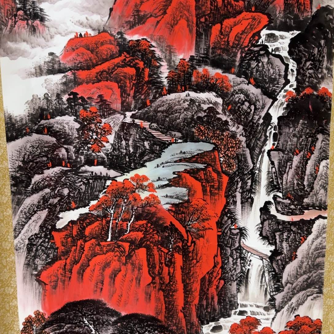 QA原创山水作品！带证书！限购一单 