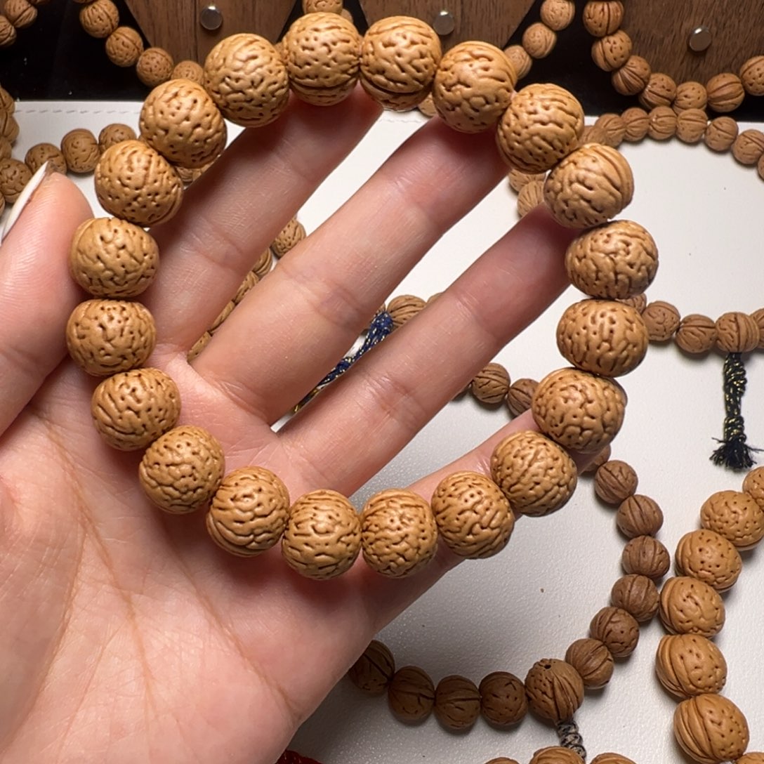 6***.核桃手串/手链14金丹桃核手串全品