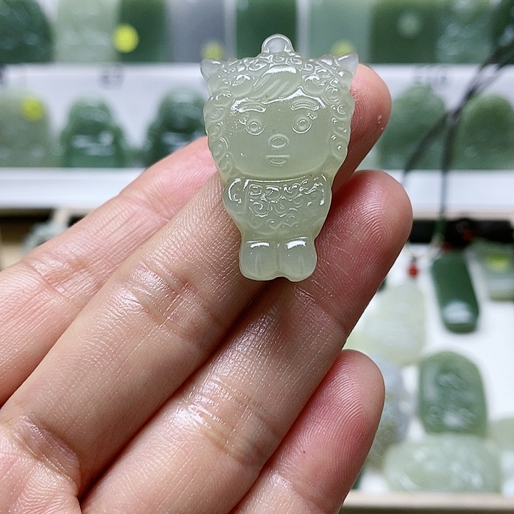 和田玉颈饰未镶嵌