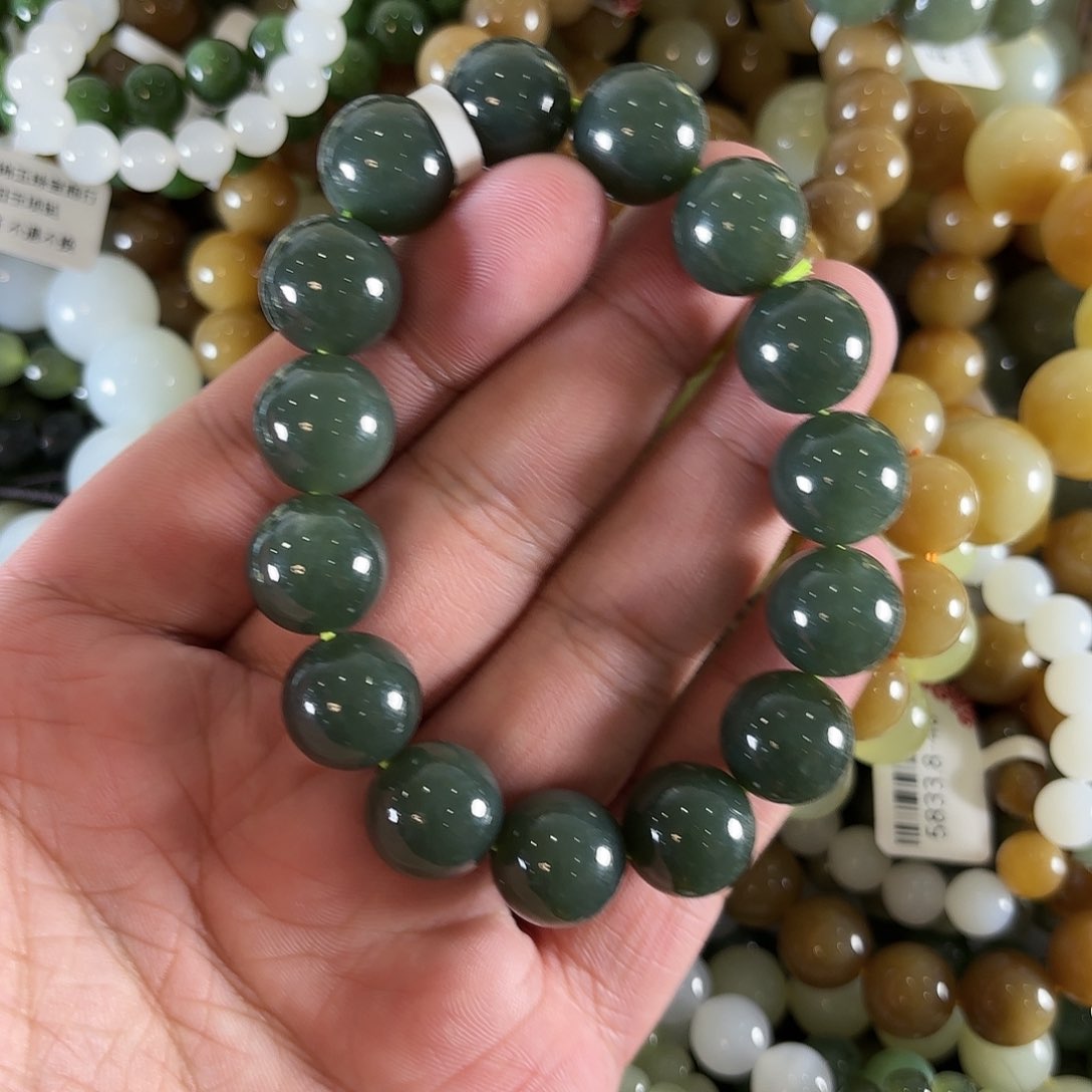 和田玉手链未镶嵌W96