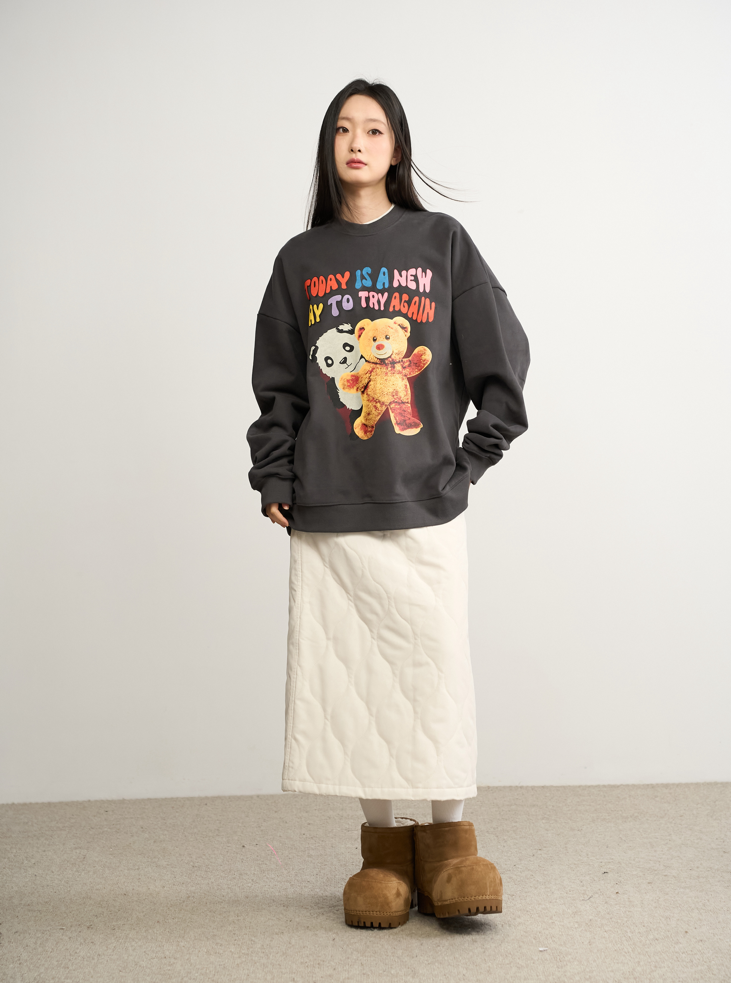 AEEANCEE小熊贴贴卫衣 DZ1774