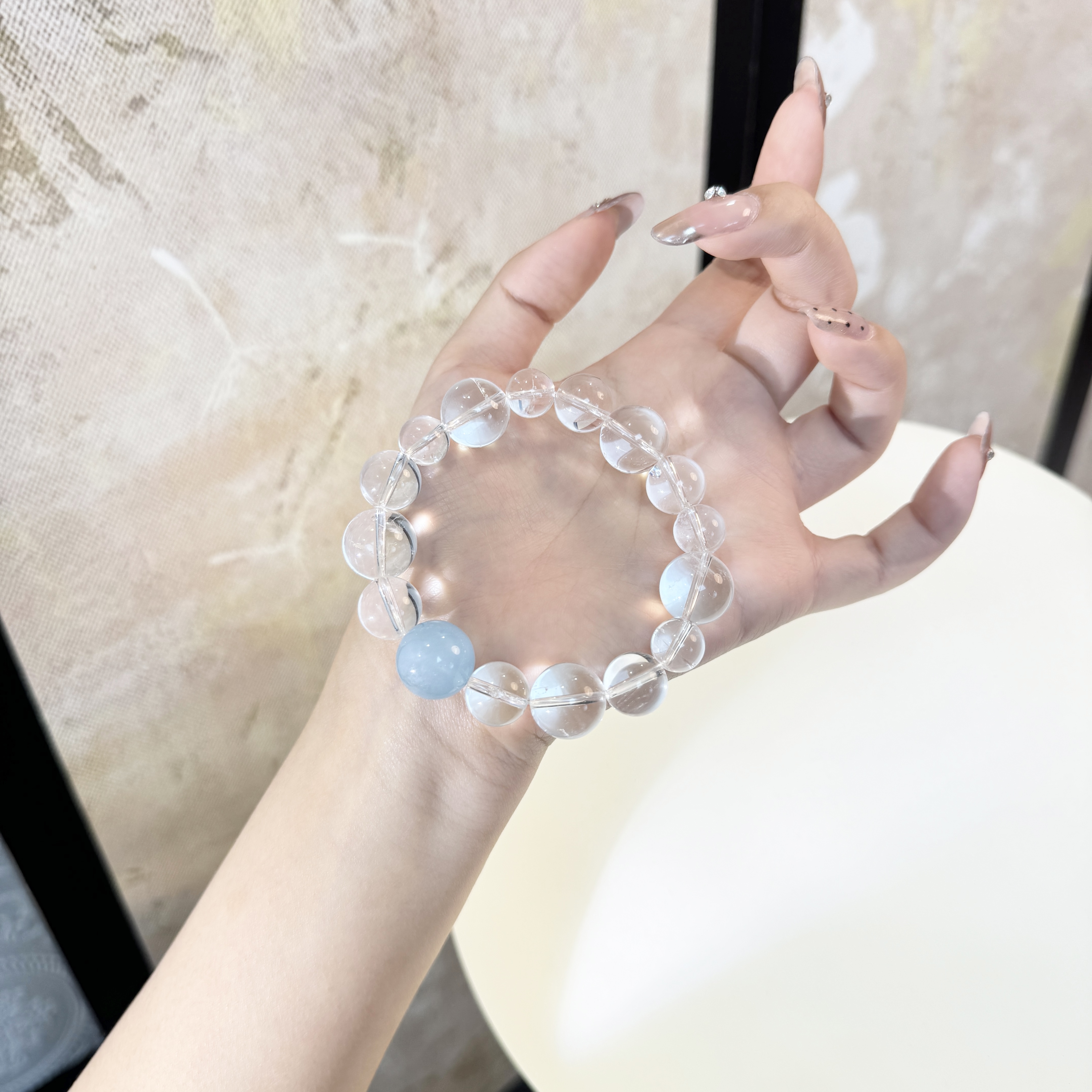 源源手作*蓝冰之梦手串E FL153