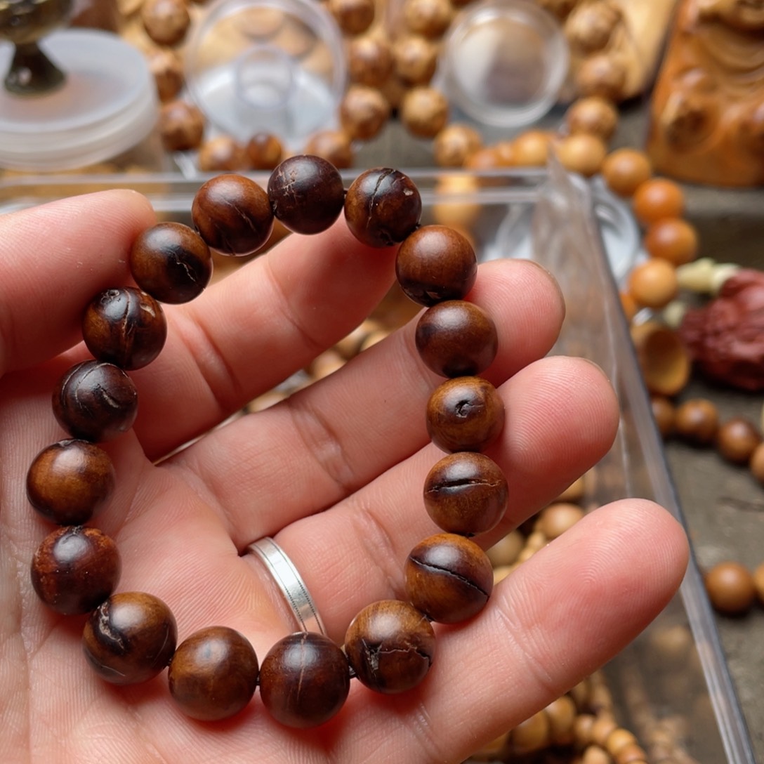 枣木手串/手链暗****人雷击枣木1.2