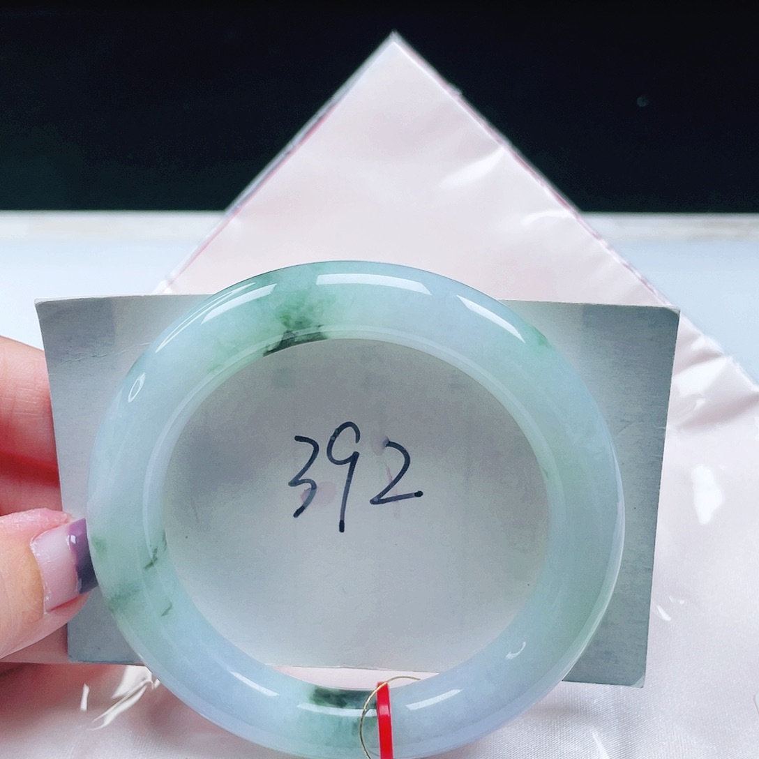 翡翠未镶嵌手镯（圆镯）缅甸翡翠56