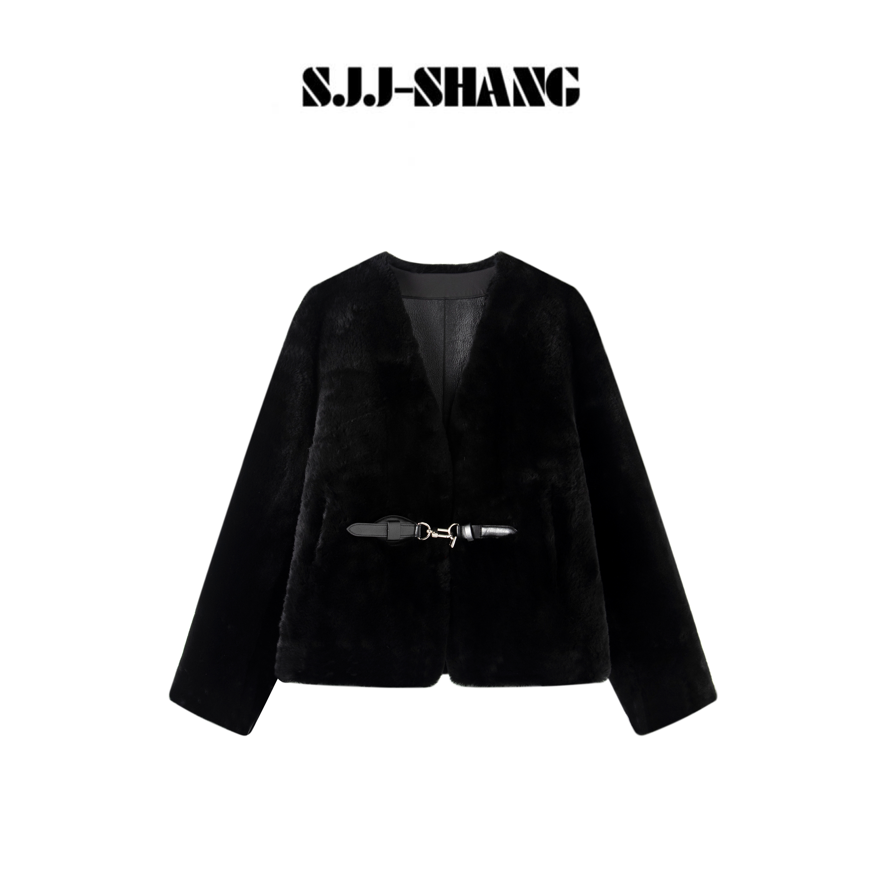 SJJ-SHANG【矜奢】澳洲进口超细美利奴羊毛真皮毛一体q135917p