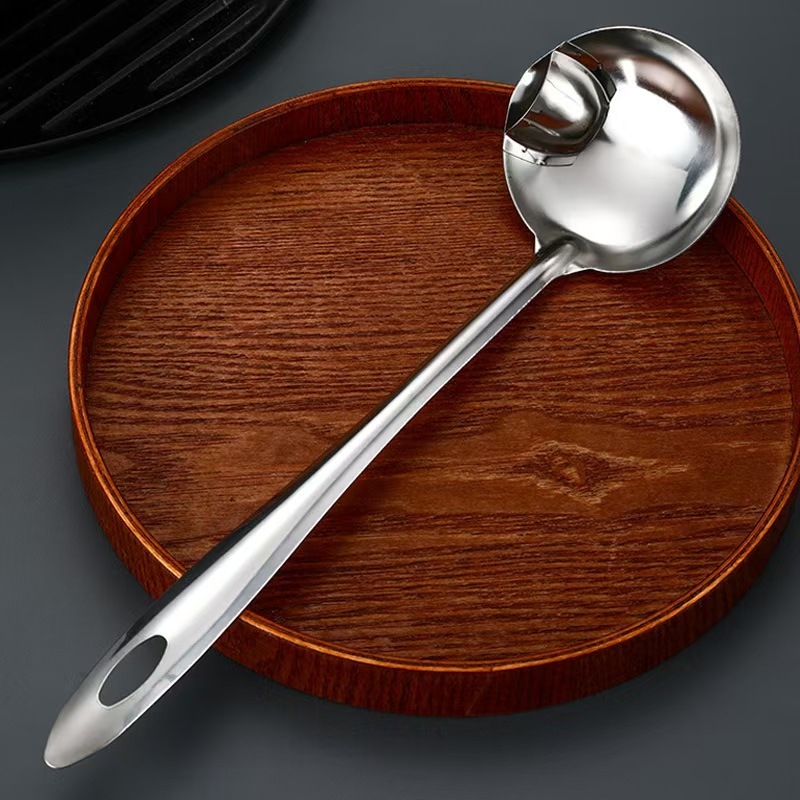 家用喝汤撇油汤分离隔油勺尖尾漏勺