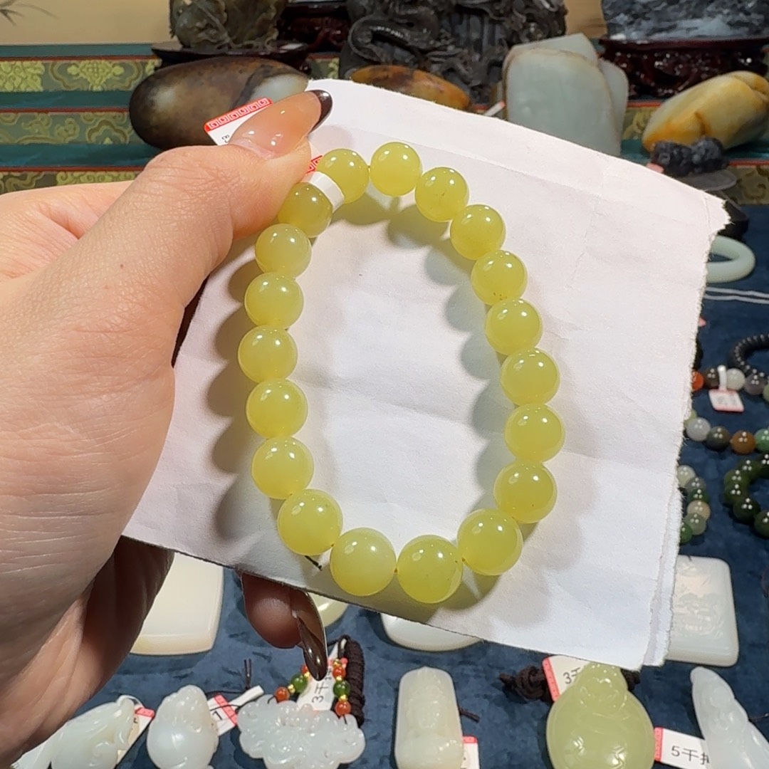 和田玉未镶嵌手串