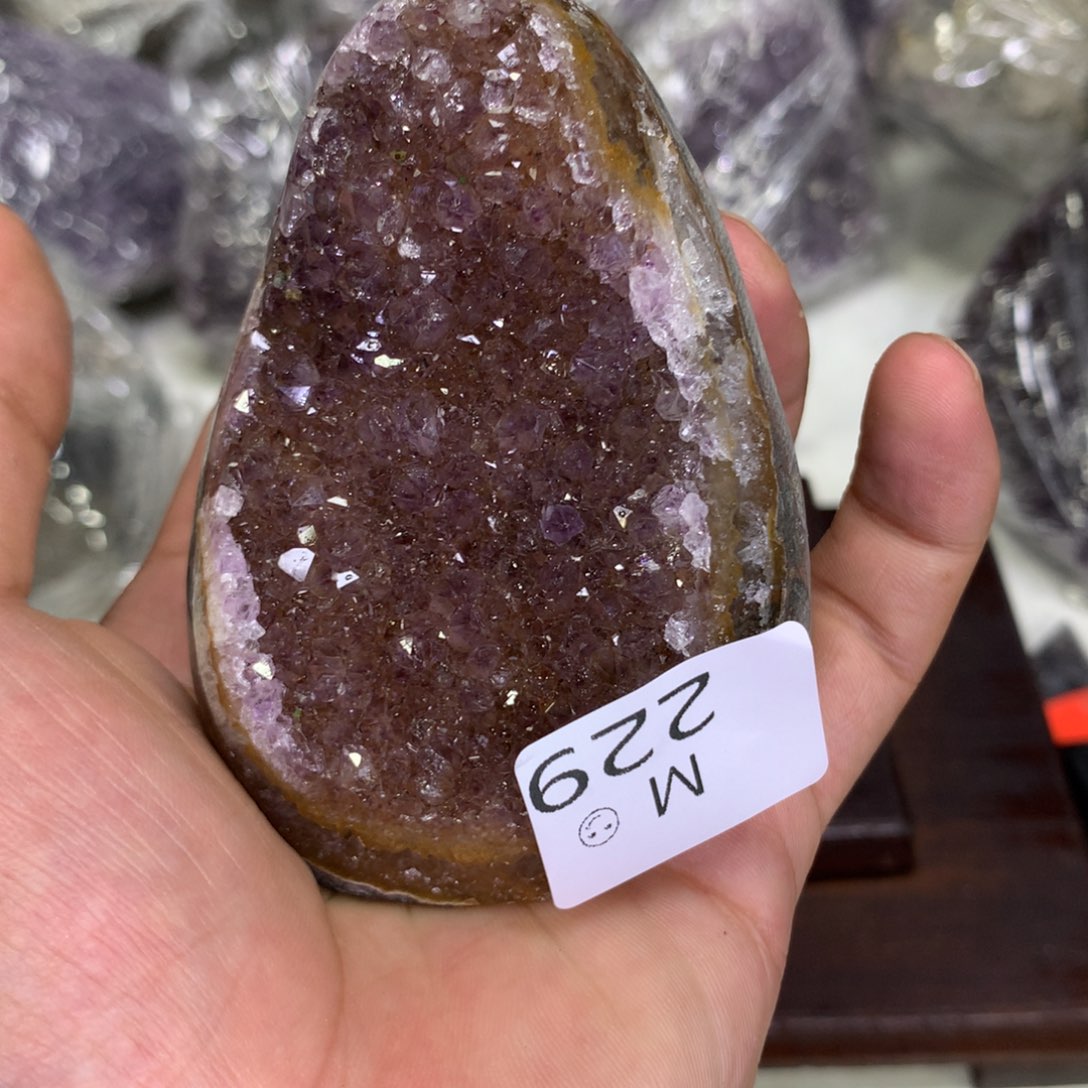 紫晶摆件未镶嵌水晶