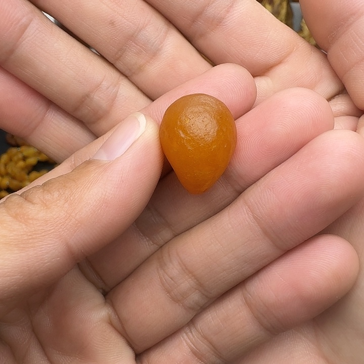 M***G蜜蜡未镶嵌裸石天然蜜蜡海飘吊坠