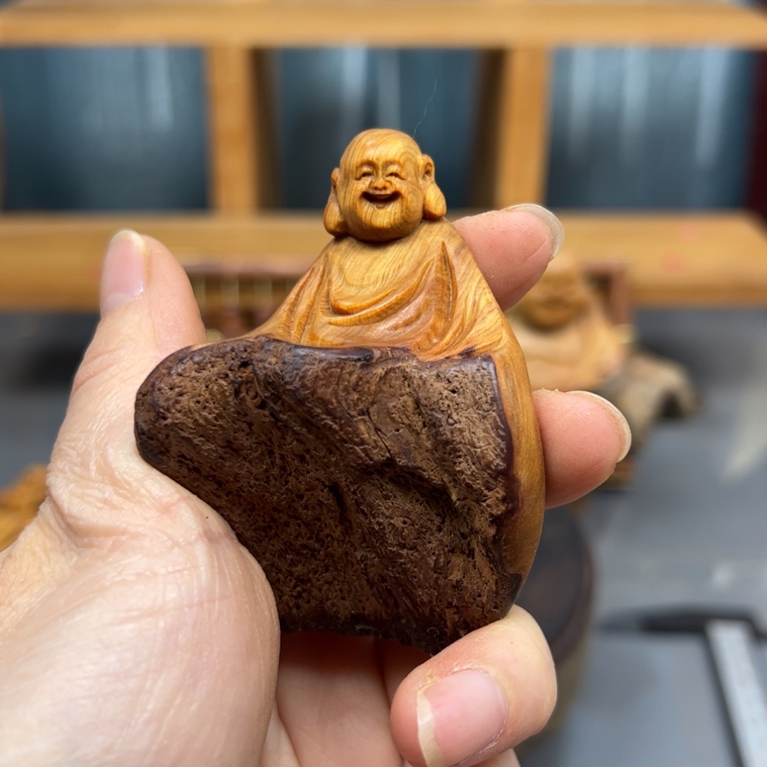 柏木崖柏木摆件手把件，69
