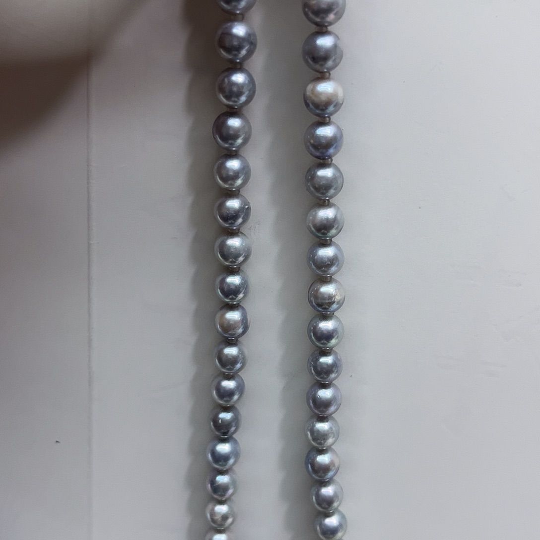 海水珍珠银S925镶嵌颈饰