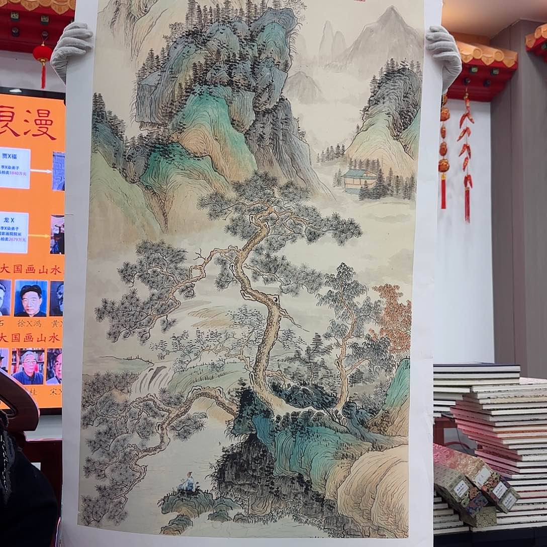 国画艺术家的作品