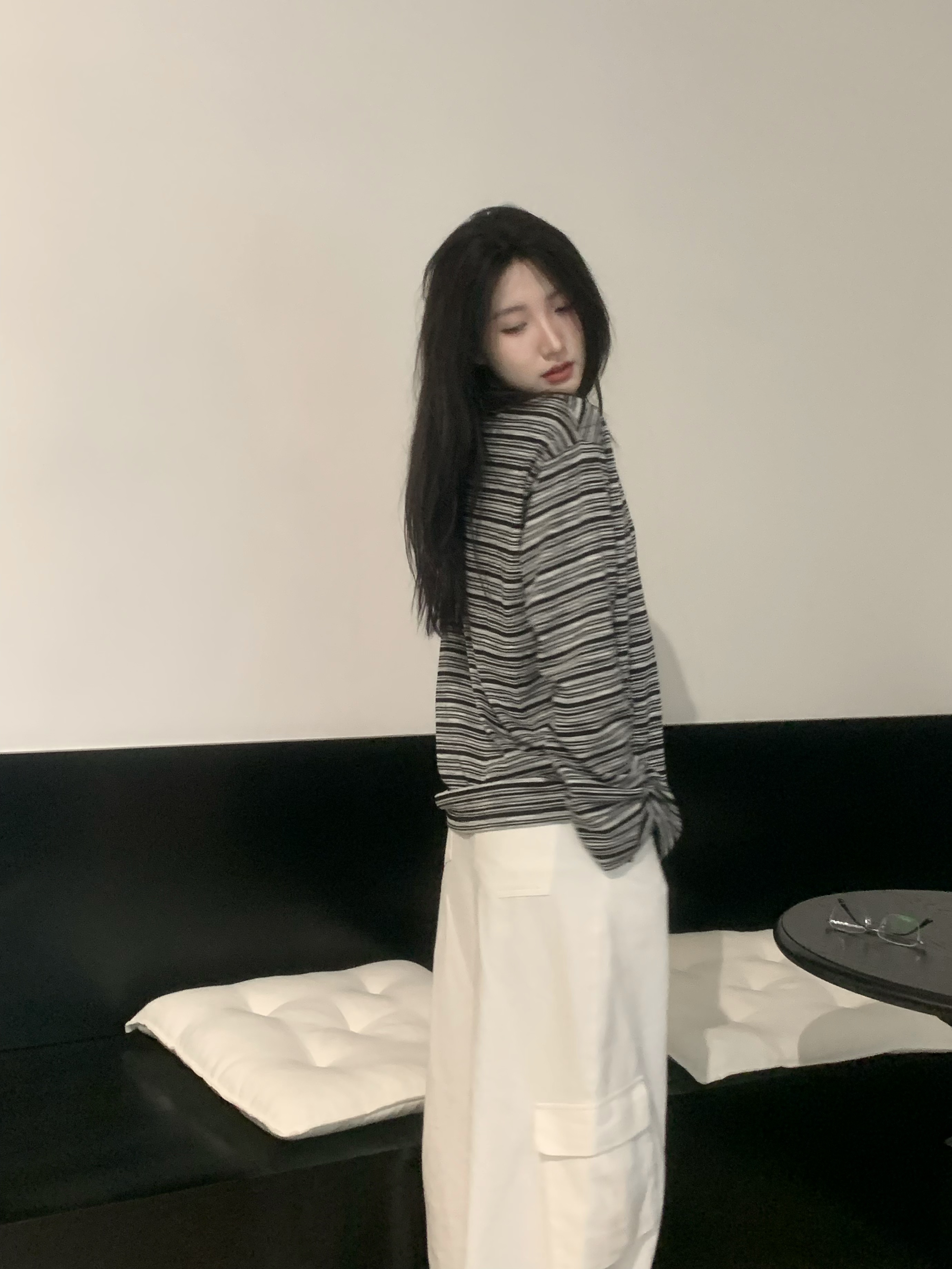 ［远方来信］常规款细横条纹T
