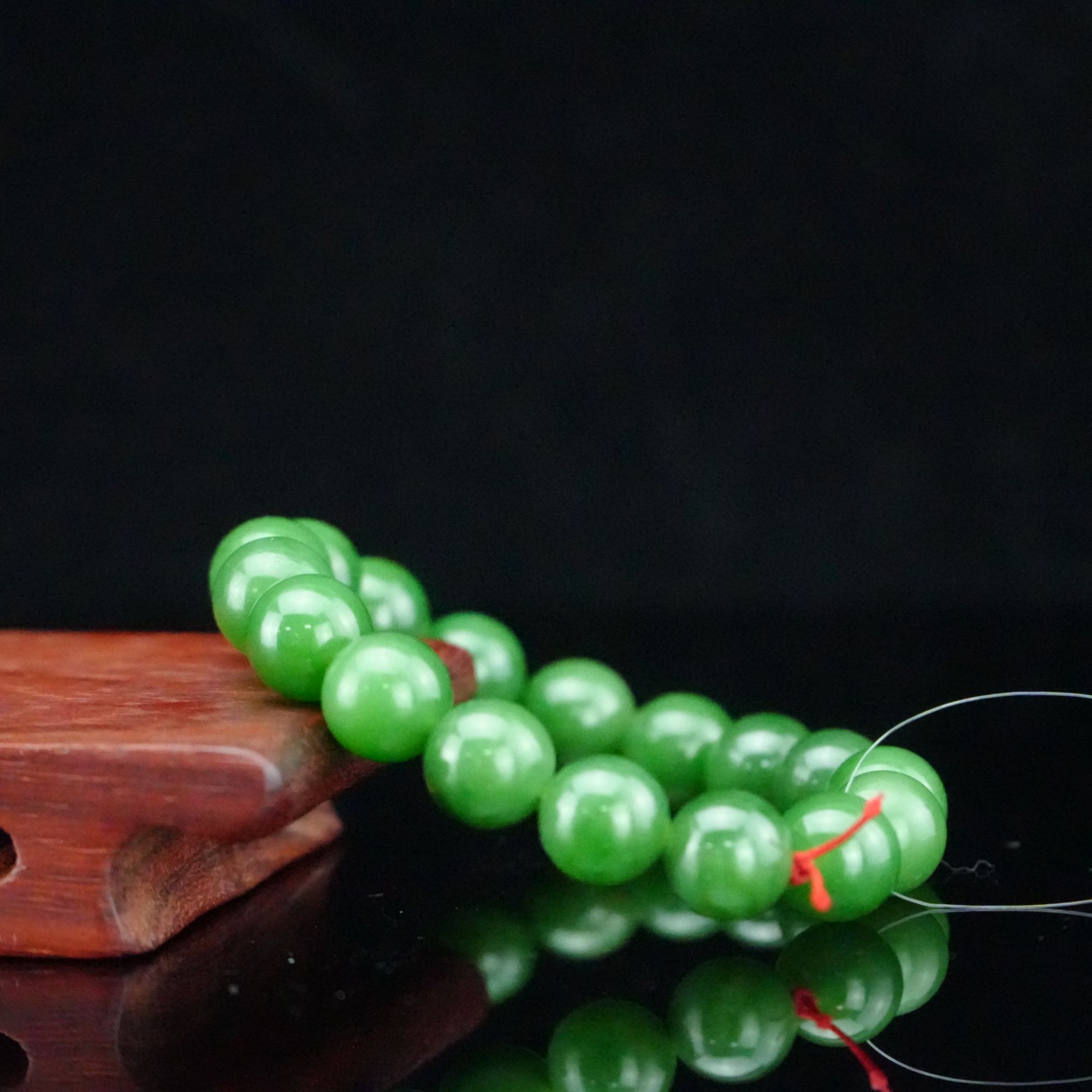 和田玉 碧玉手串 /朵云轩 EW30029HC 