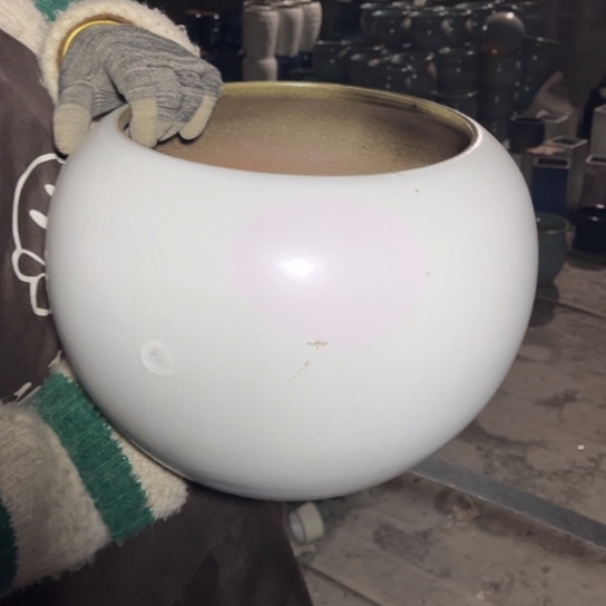 红陶口22高23瑕疵