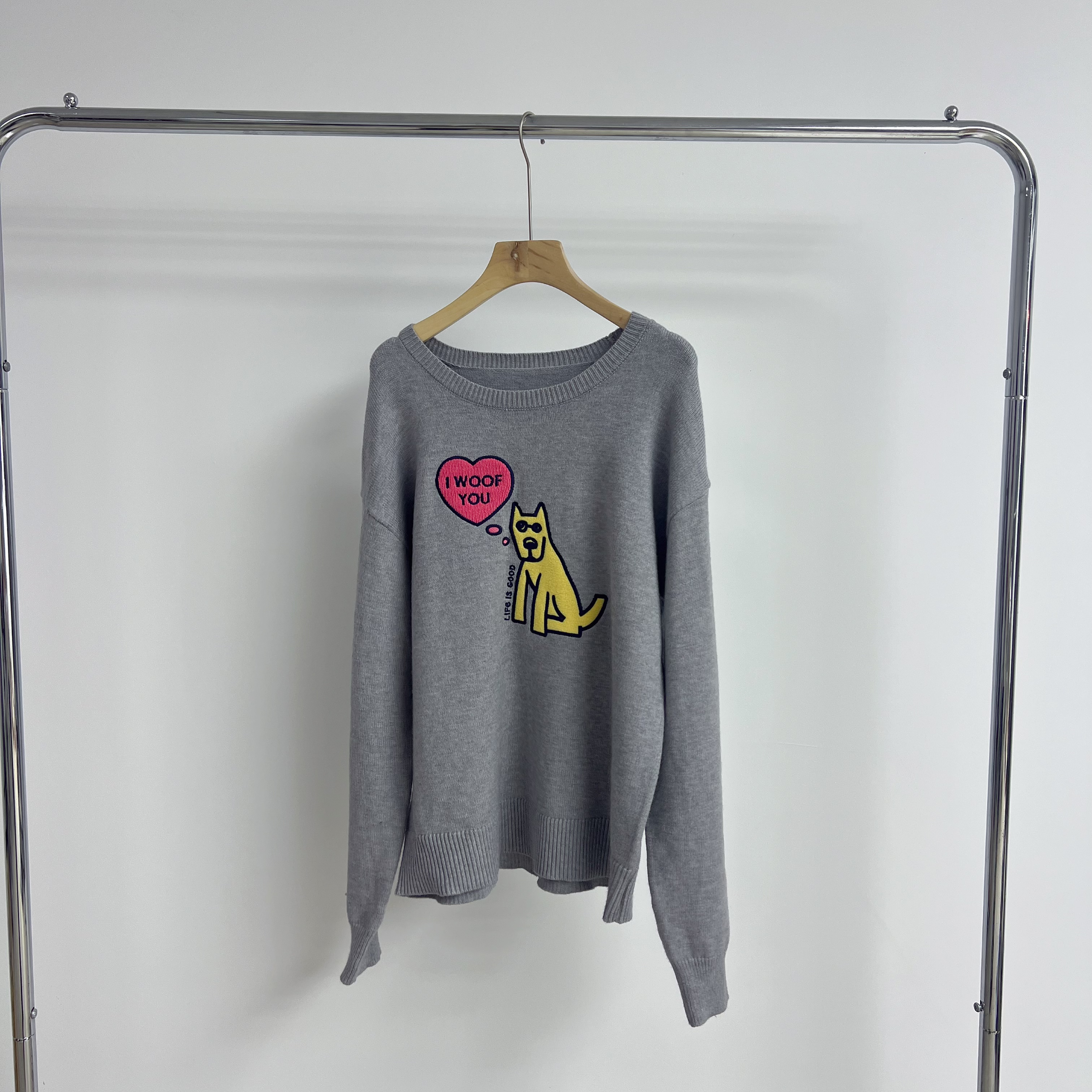 P224 密实软糯亲肤舒适套头减龄针织衫