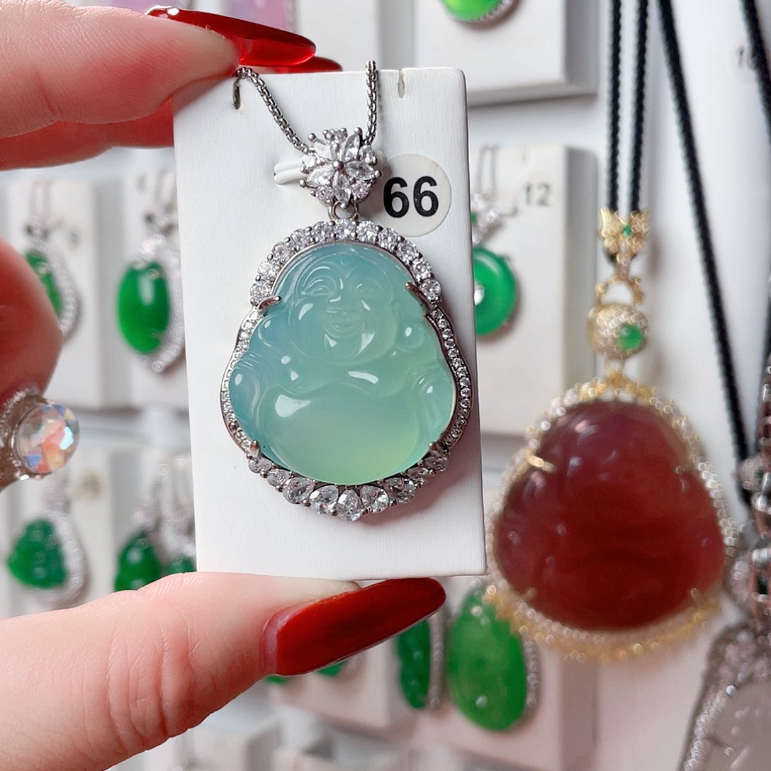 玛瑙/玉髓吊坠(赠链)未镶嵌