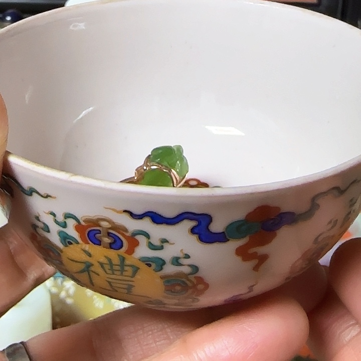 摆件陶今**比器物之美五彩手绘