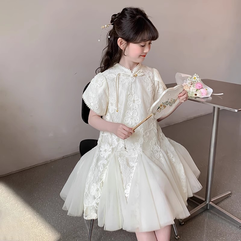 儿童夏季新款潮牌高货网红洋气百搭时尚LY0093  儿童连衣裙