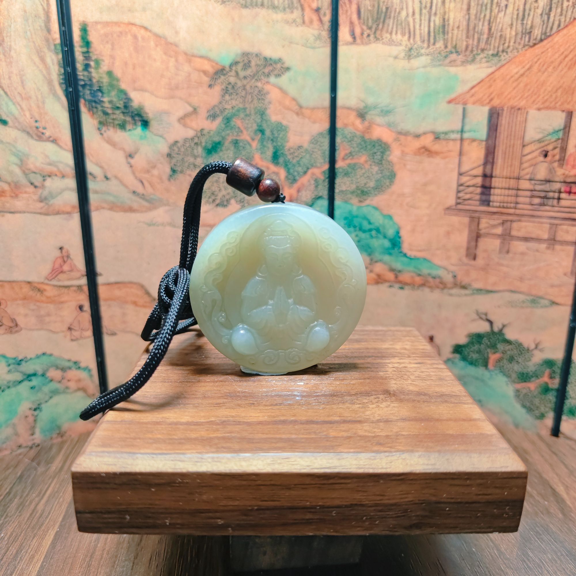 Z和田玉观音吊坠0600