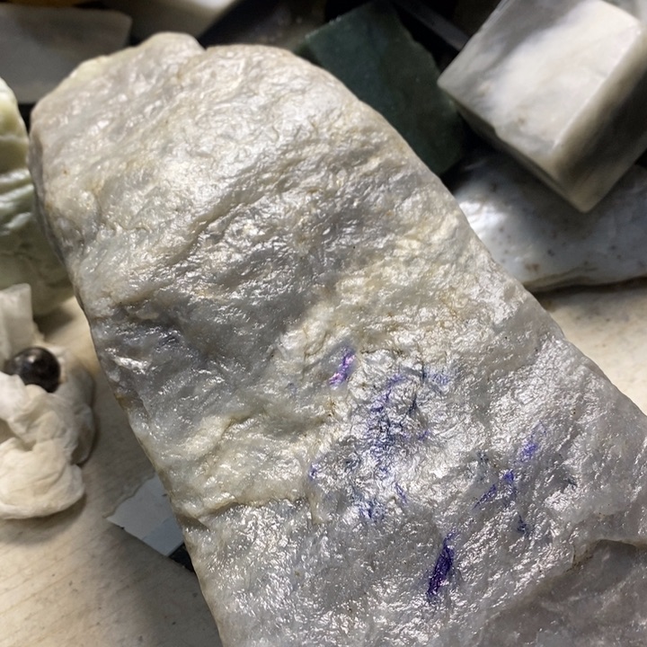 透闪石质玉珠宝半成品未镶嵌
