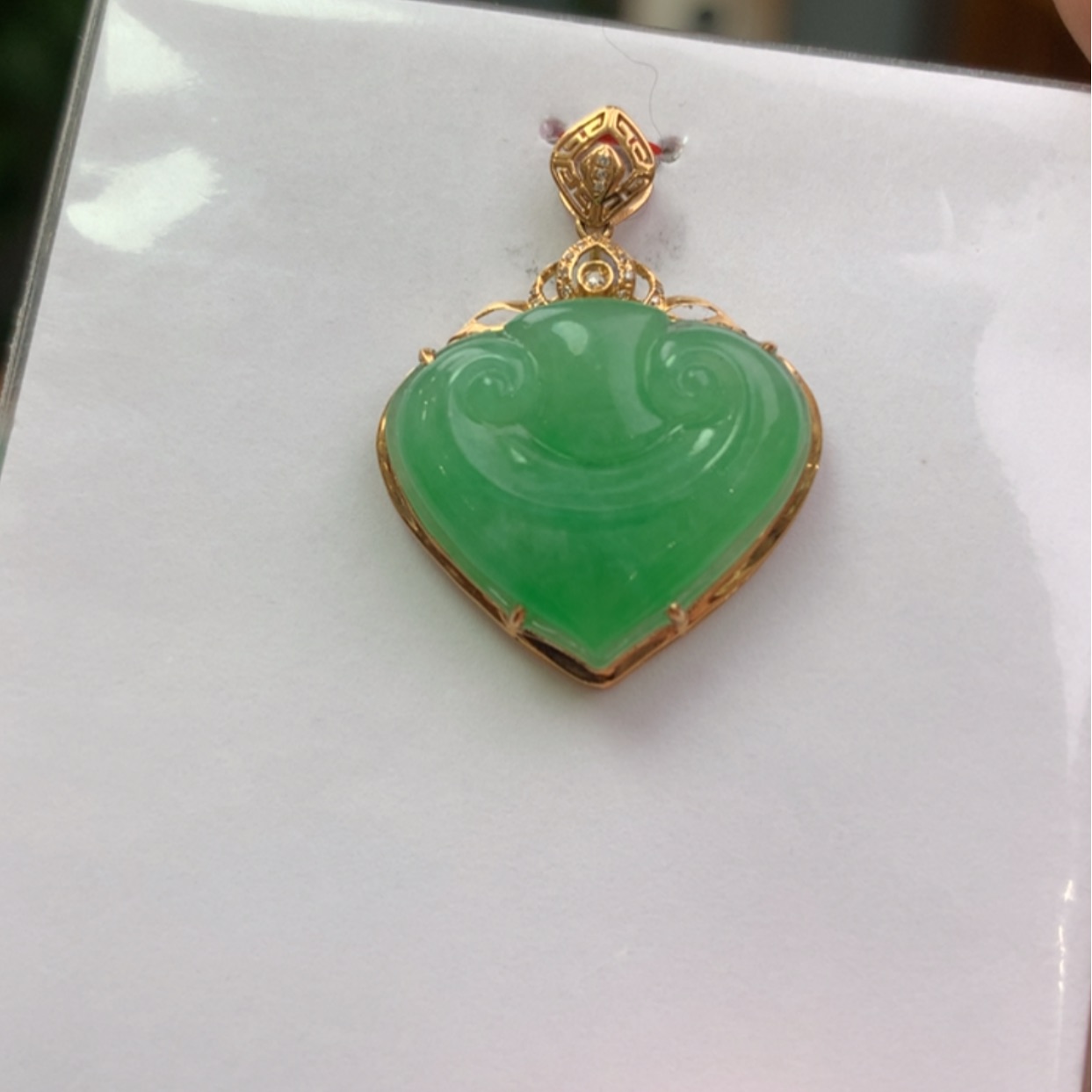 【闪购商品】翡翠18K金镶嵌颈饰翡翠