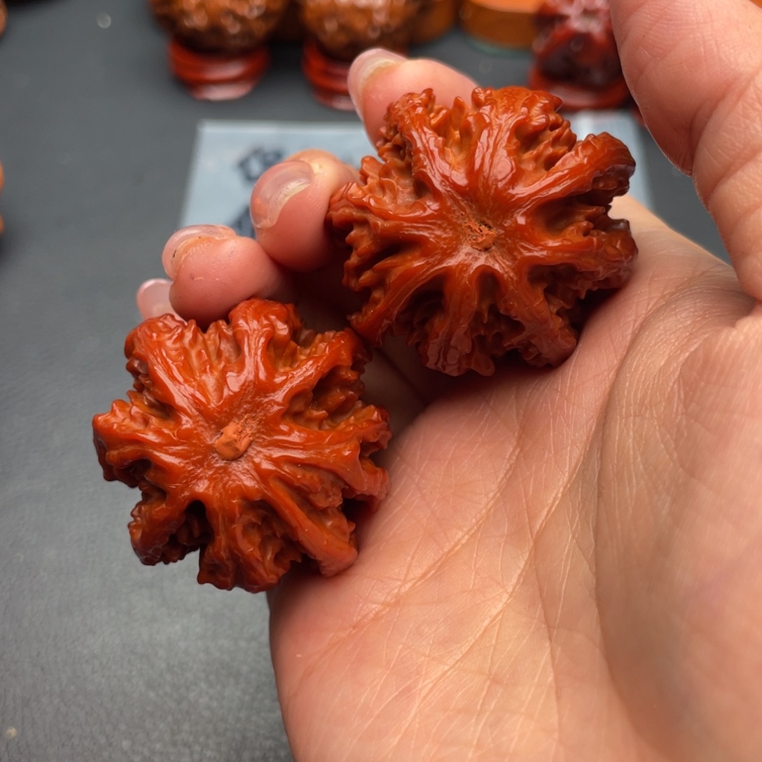 (****把件文玩核桃粗筋八棱