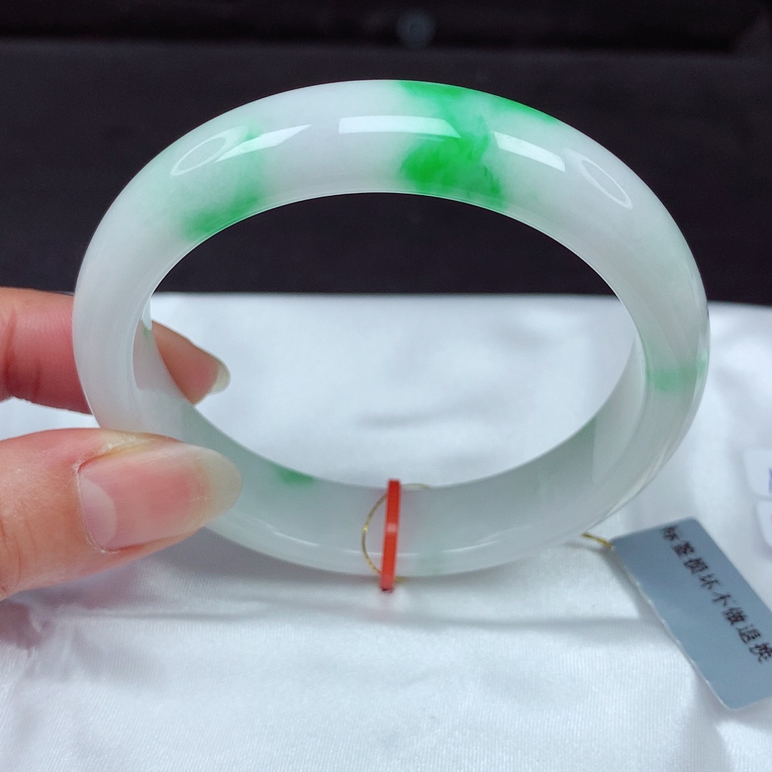 未镶嵌手镯翡翠芒*?59-60圈976-捡漏镯！