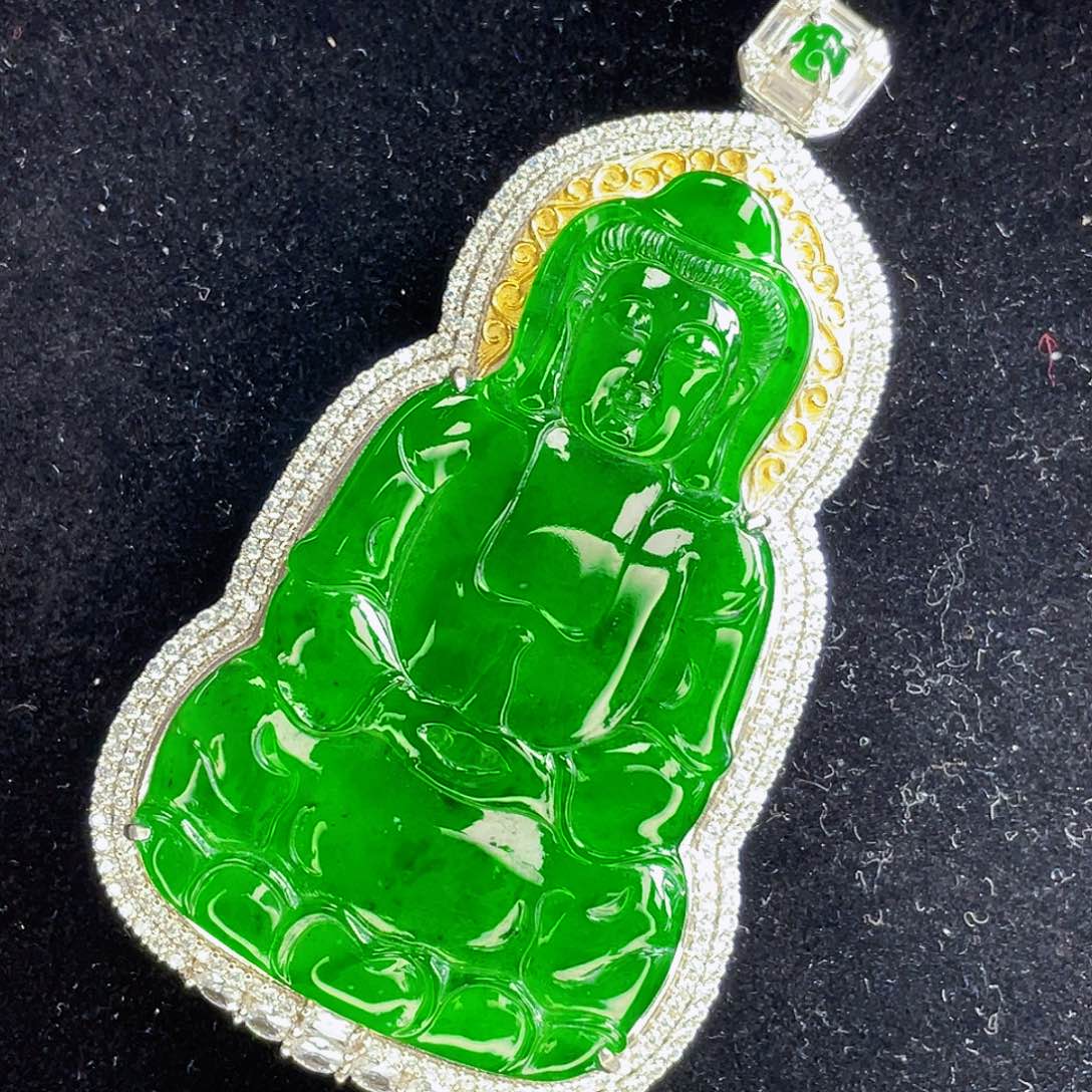 翡翠吊坠(不含链)未镶嵌