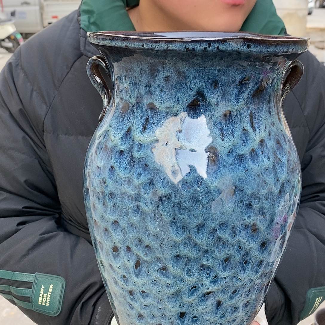 紫砂花盆正品口20高32