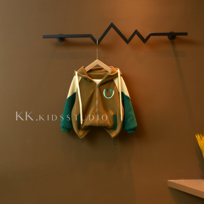 冬季新款儿童早春款设计师亲子款秋冬男童女童毛毛衣外套-qk155