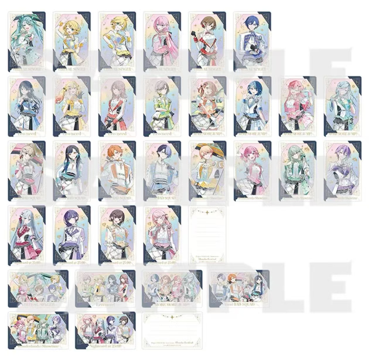 【世界计划】 PJSK 5周年感谢祭 小卡 潮玩盲盒【默认代拆】