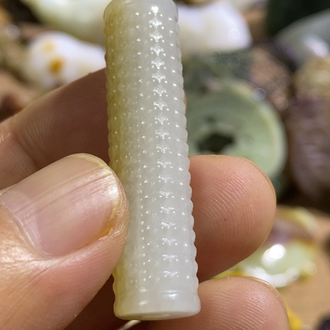 法***币和田玉（糖玉）未镶嵌挂件