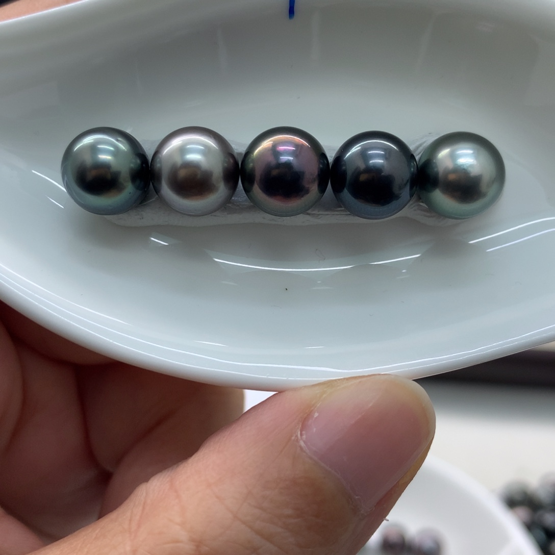 海水珍珠裸珠大溪地9+五珠～静