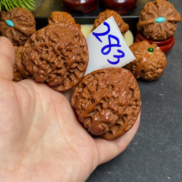 文玩核桃把件47官帽283