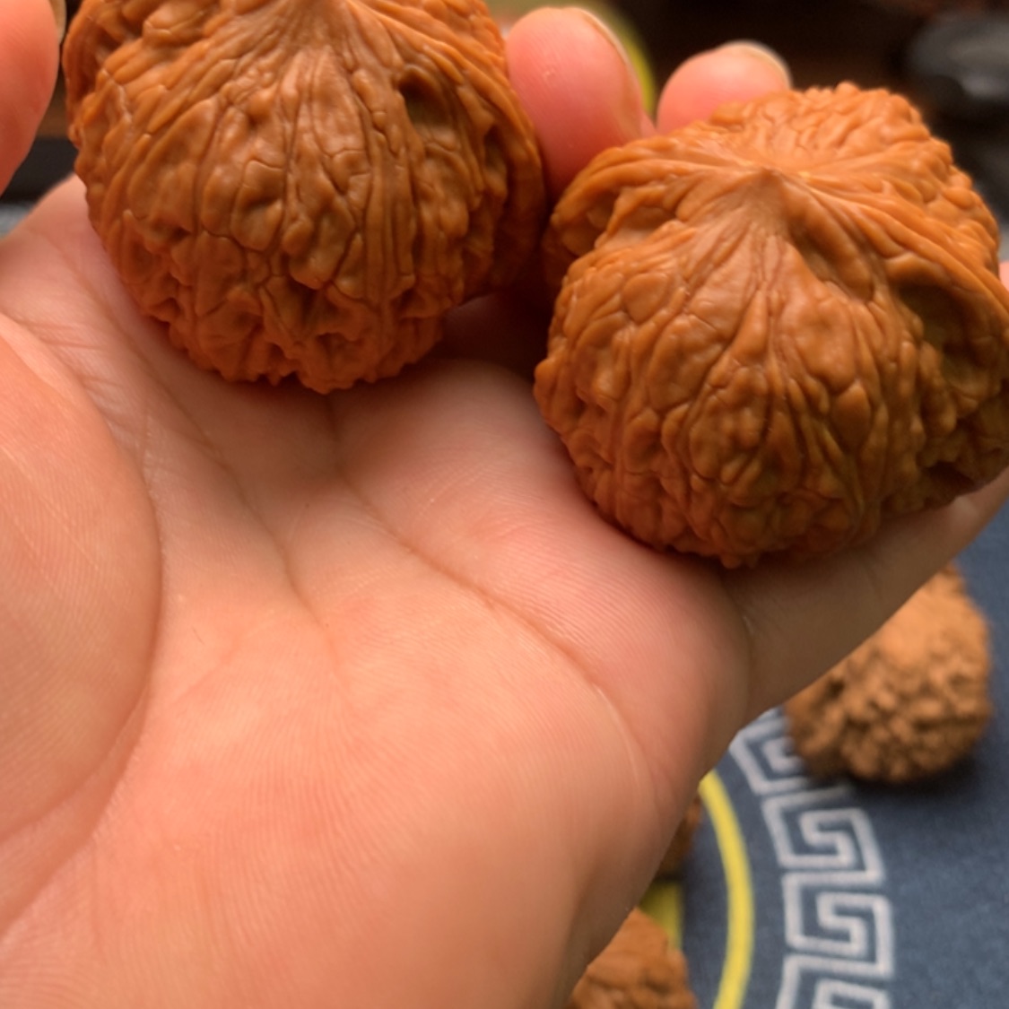 【闪购商品】文玩核桃把件许****）泥鳅43