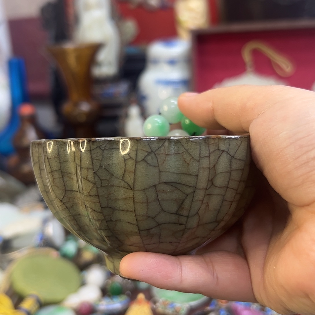 一***唯瓷杯、紫砂壶茶具套装